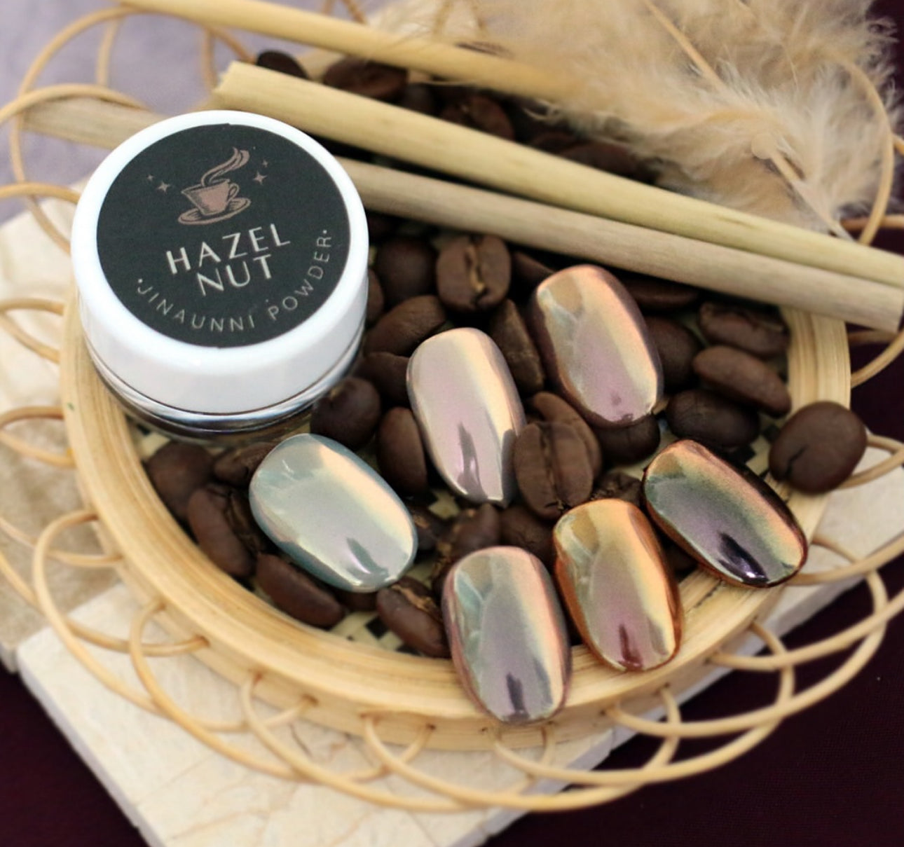 Jinaunni chrome powder-hazelnut