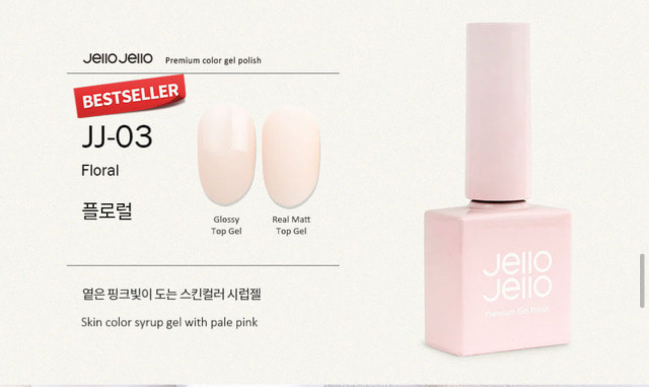 jellojello syrup gel 'floral' (sheer nude) JJ-03