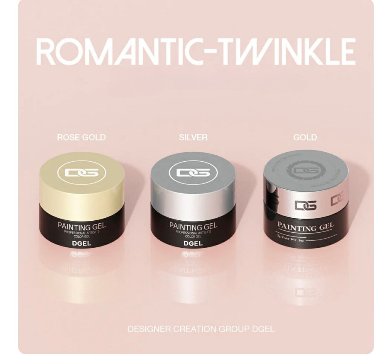DGEL 'Romantic Twinkle' Metallic liner (3 colours)