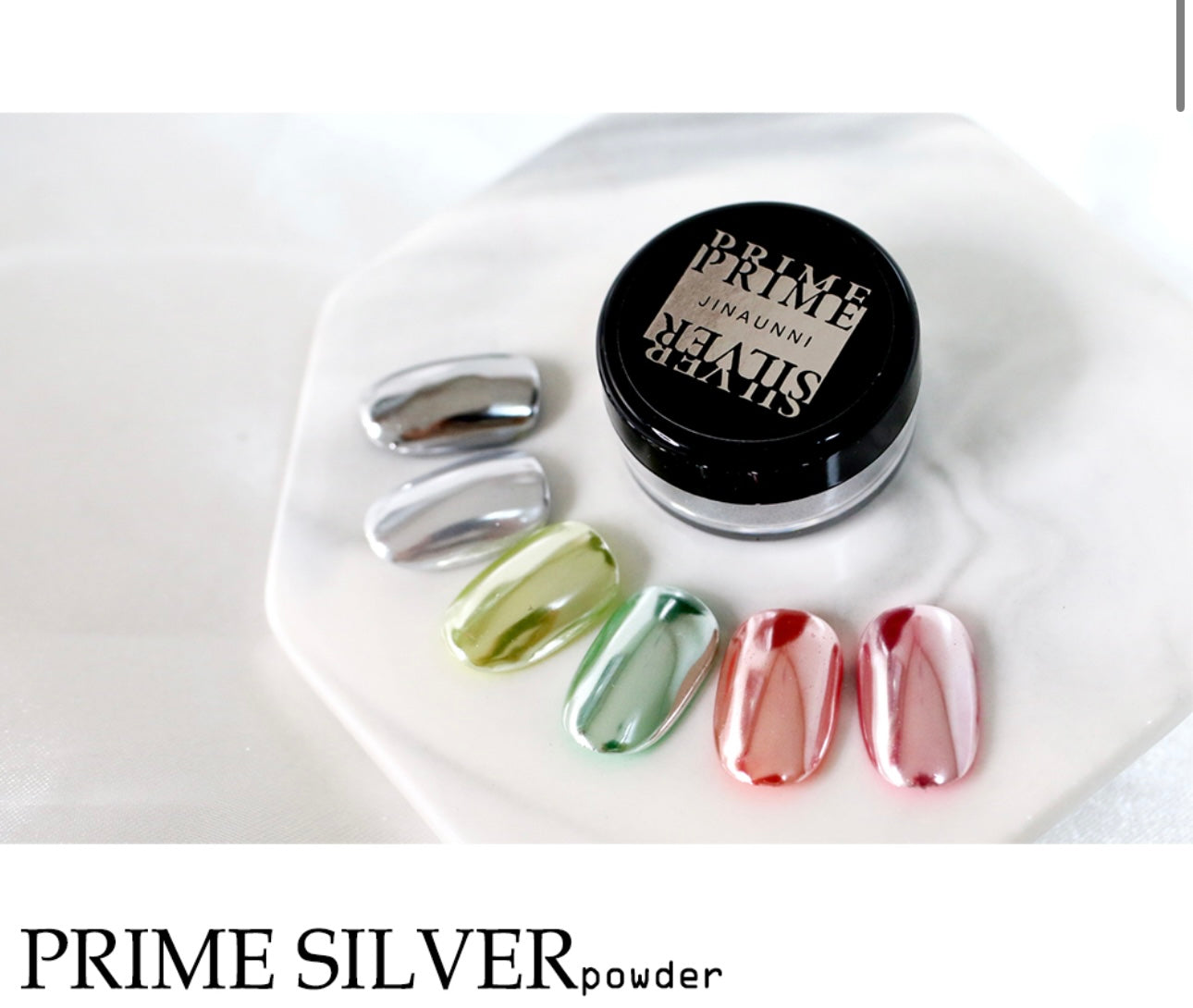 jinaunni chrome powder - prime silver