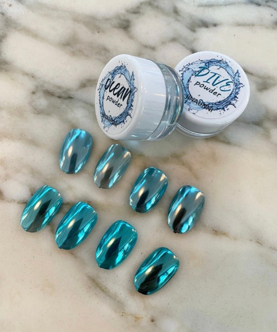 jinaunni chrome powder - ocean & dive (2 colours)