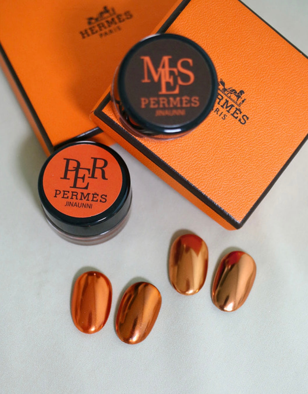 jinaunni chrome powder - permes collection (2 colours)