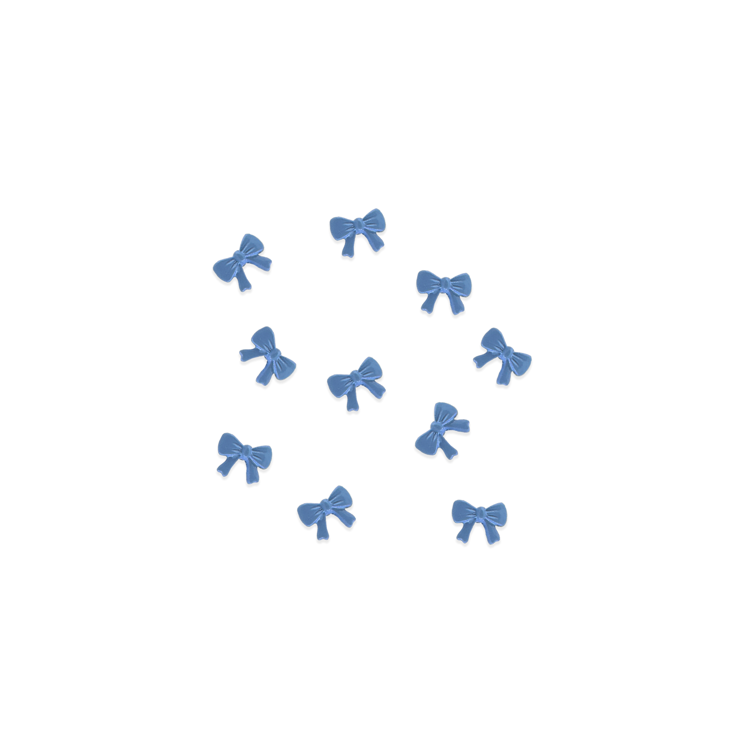 mini blue bow