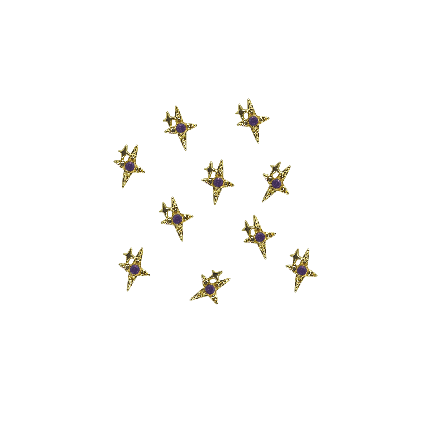 gold purple sparkle