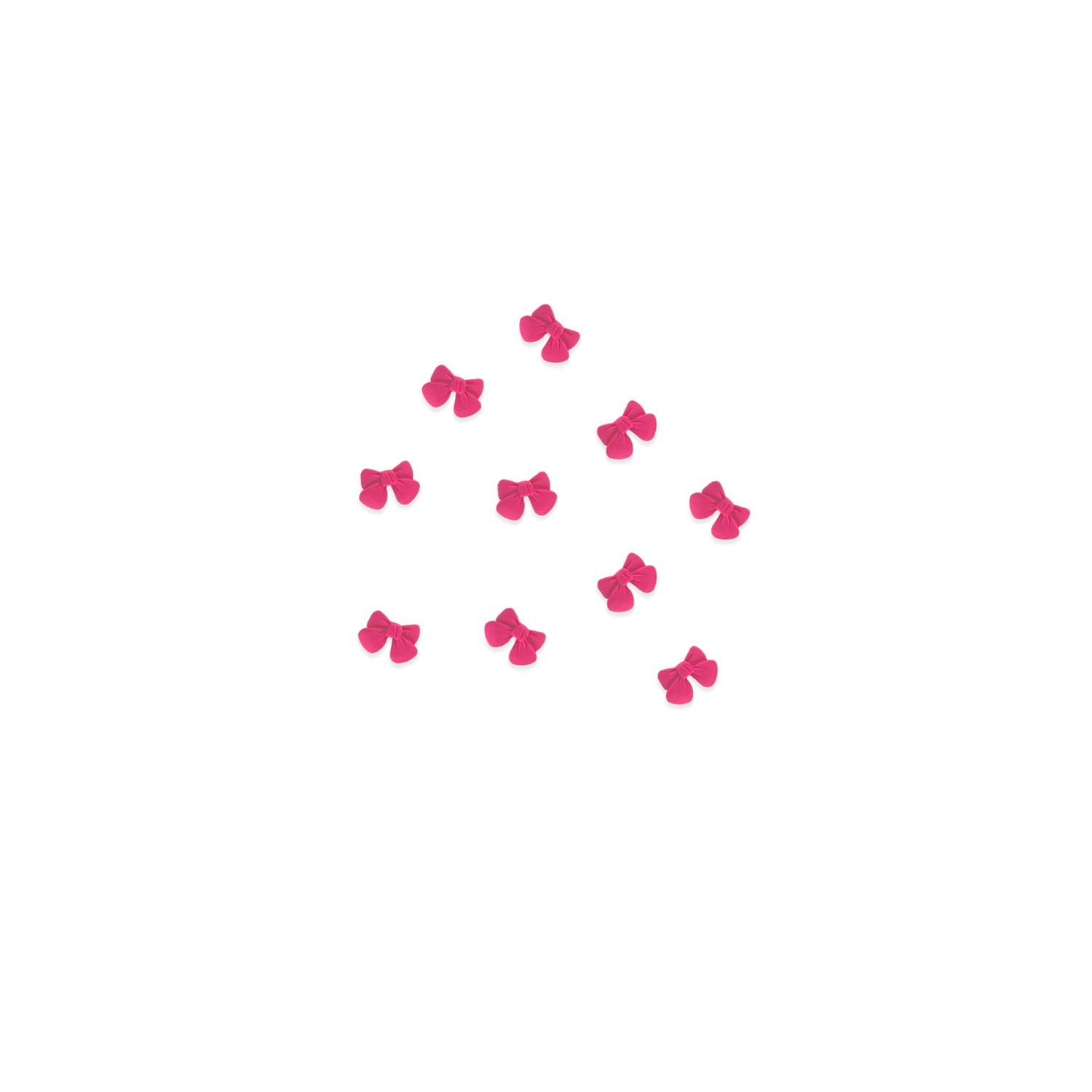 hot pink bow charm