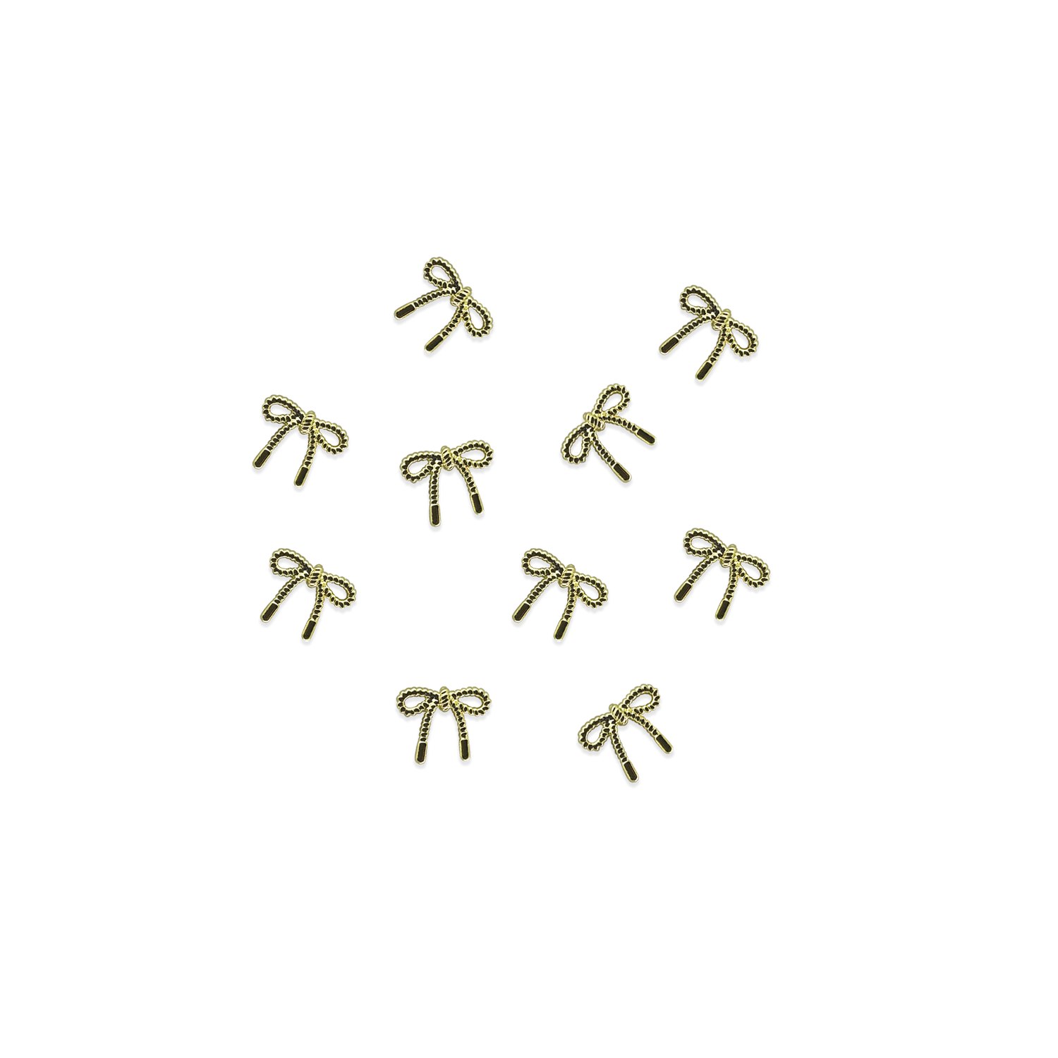 gold rope bow