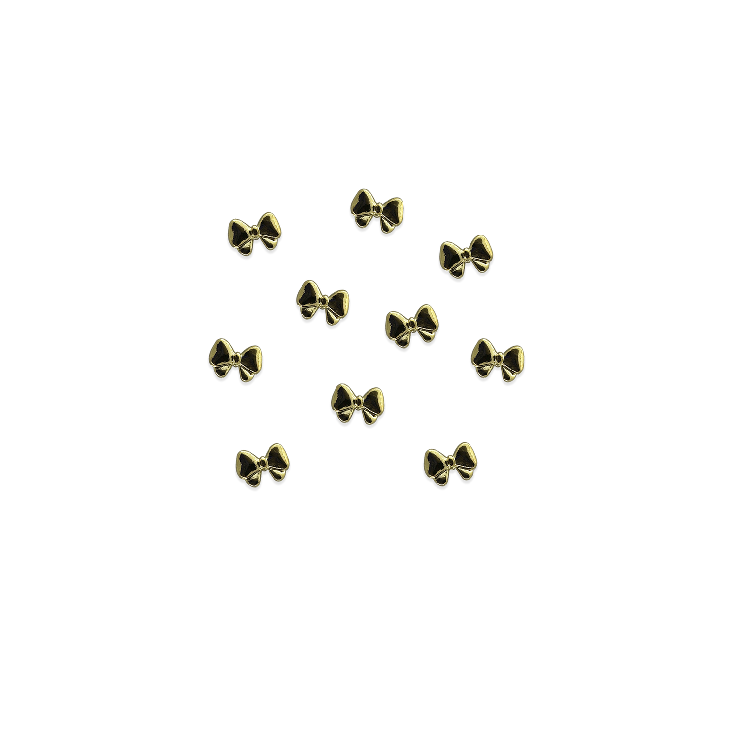 gold puffer bow