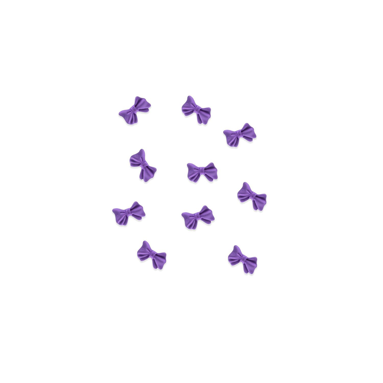 purple bow charm