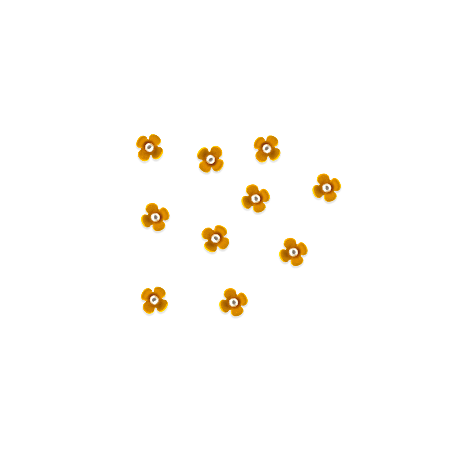 yellow flower charm