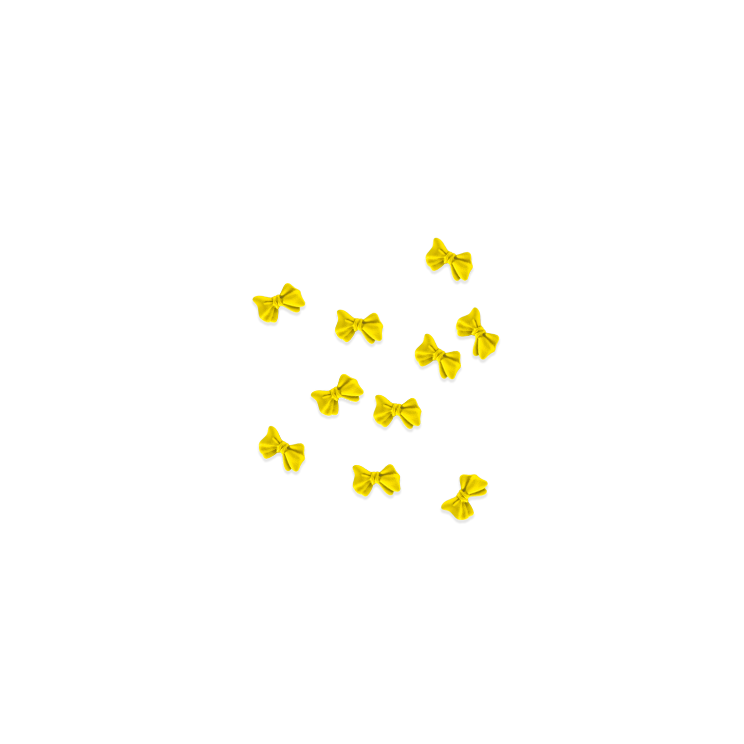 yellow bow charm