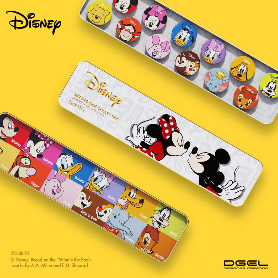DGEL x Disney Art Painting Gel SET (12 colours)