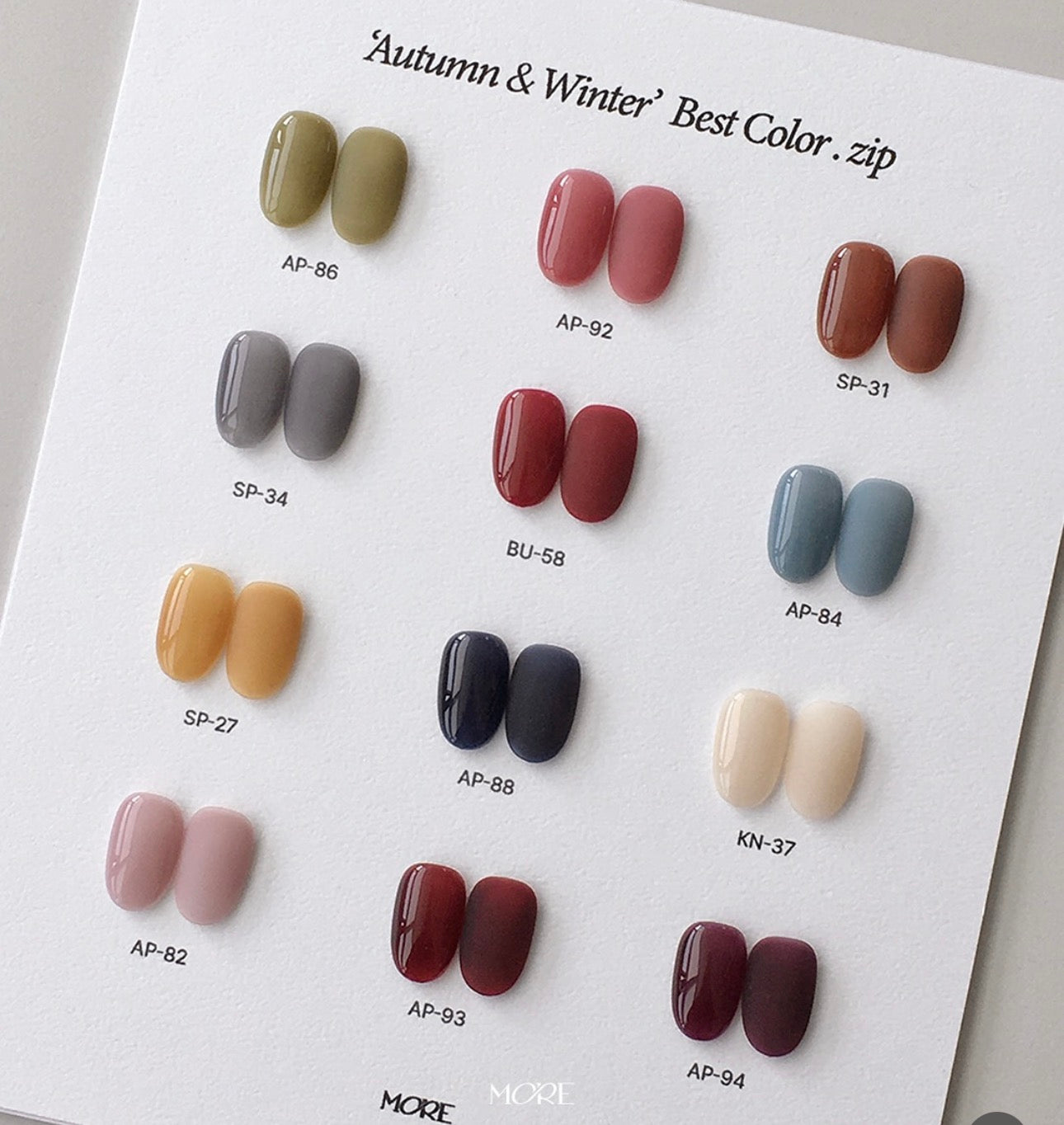More gel Autumn  & Winter collection
