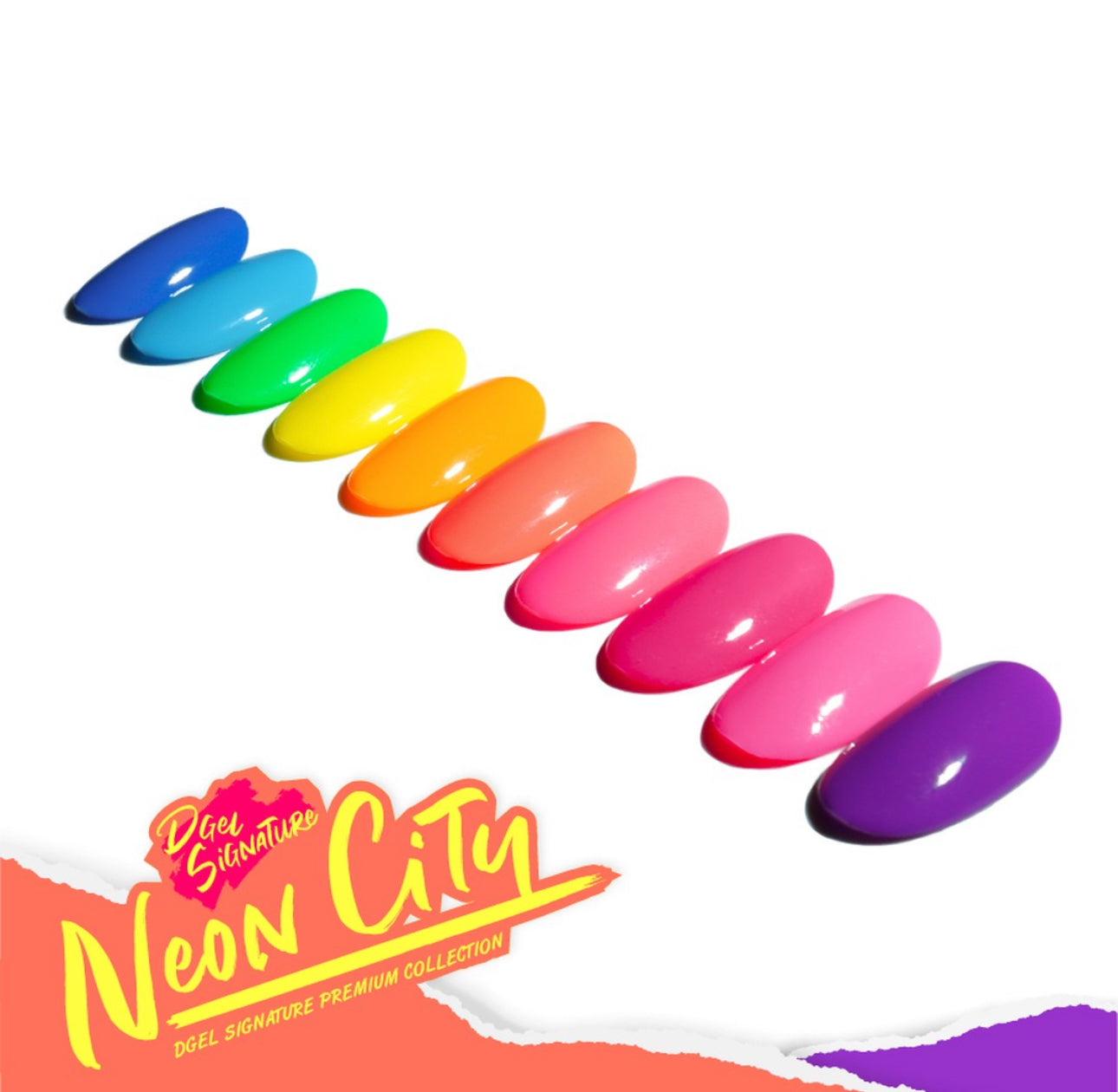 Dgel Neon City collection (10 colours)