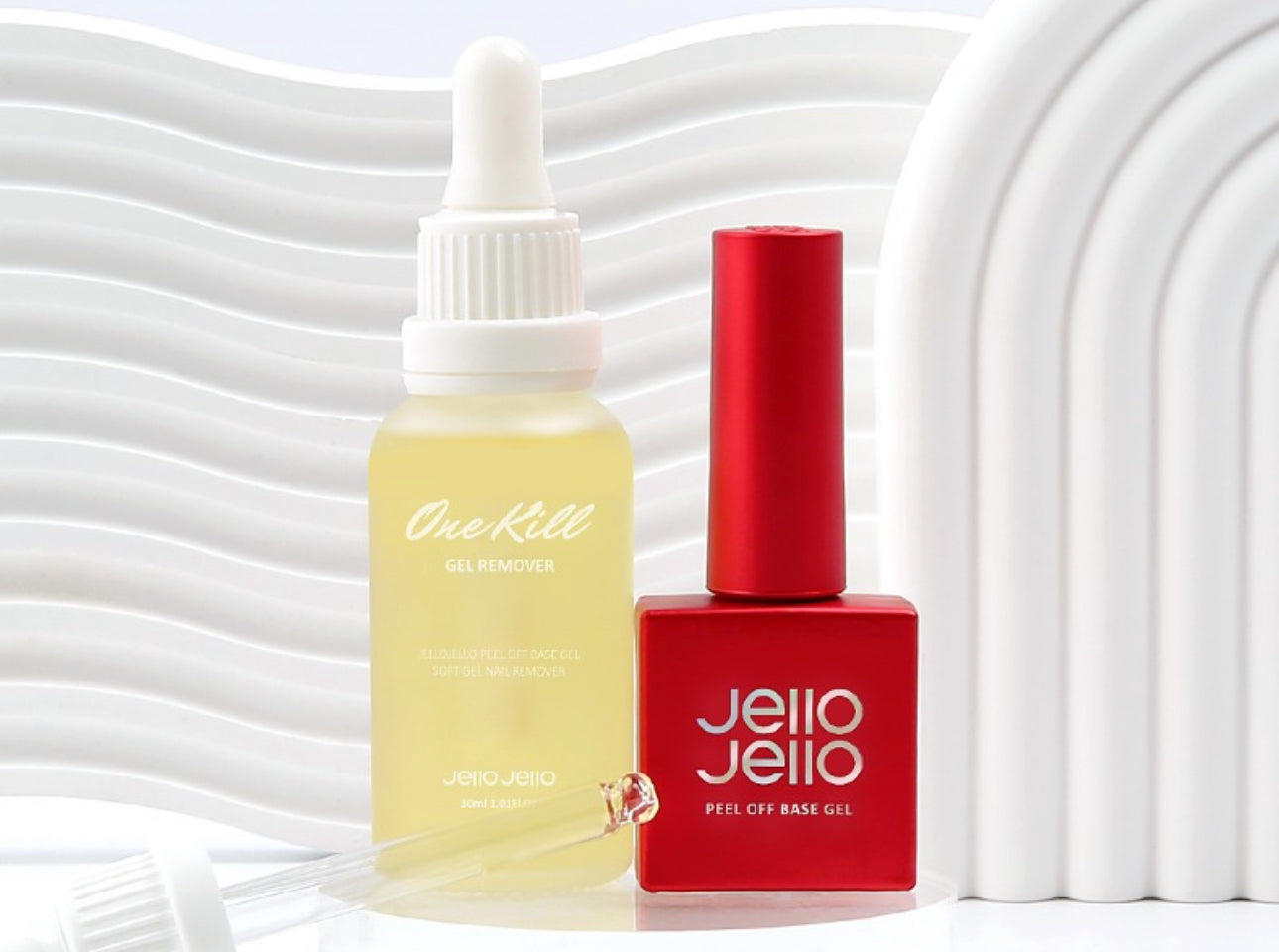 Jello Jello Peel-Off Base + One-Kill Remover SET