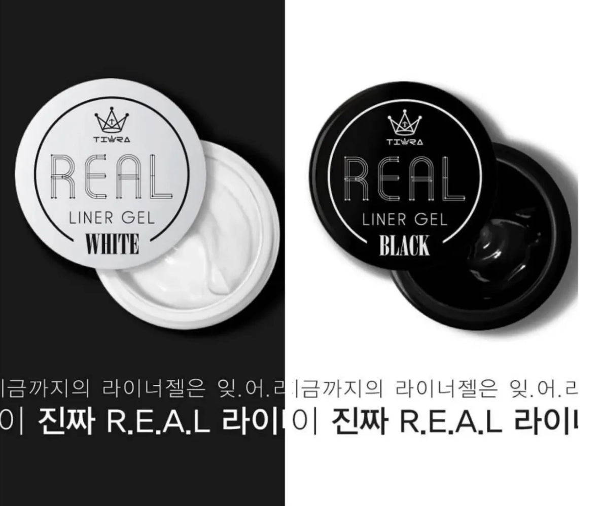 Jin.B Real Duo Gel Liner (Black and White )