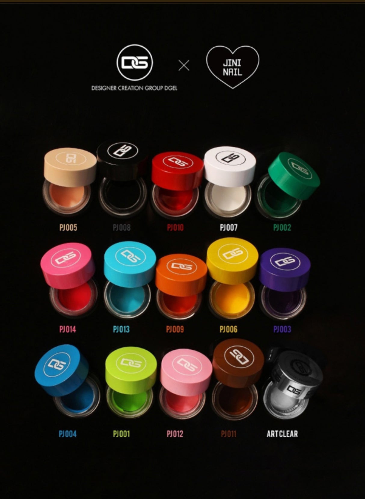 DGEL x JINI Painting Gel SET
