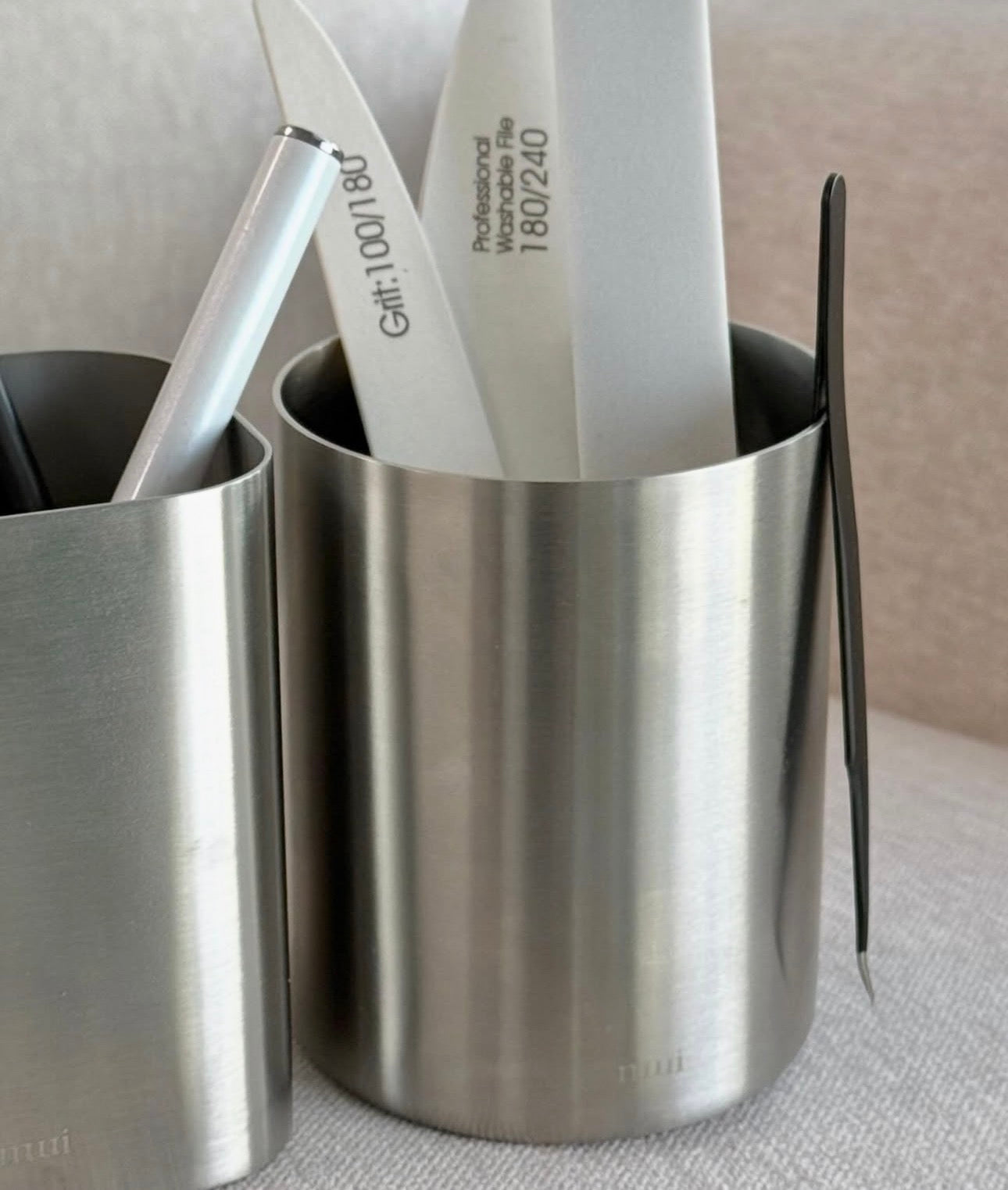 mwi - stainless brush holder